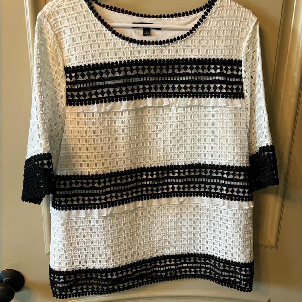 Banana republic eyelet top